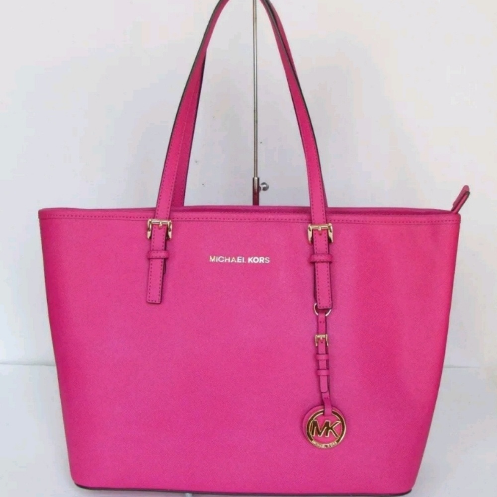 Michael kors Rasberry jet set Tote
